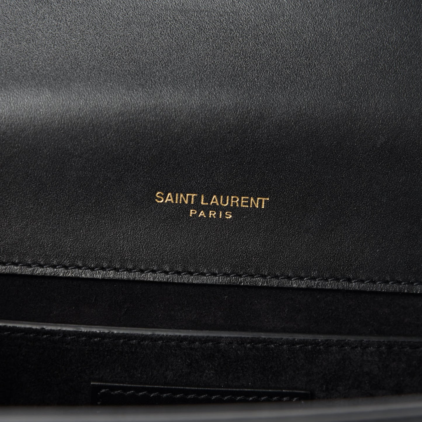 Smooth Calfskin Small Classic Monogram Kate Tassel Satchel Black