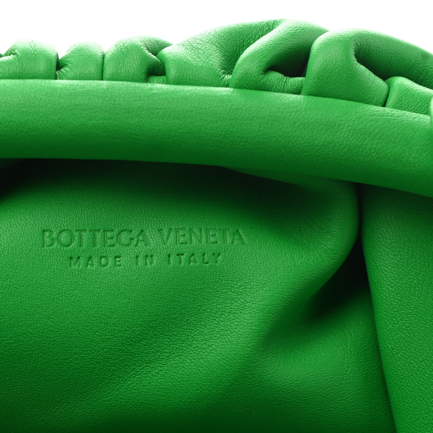 Butter Calfskin The Mini Pouch Parakeet