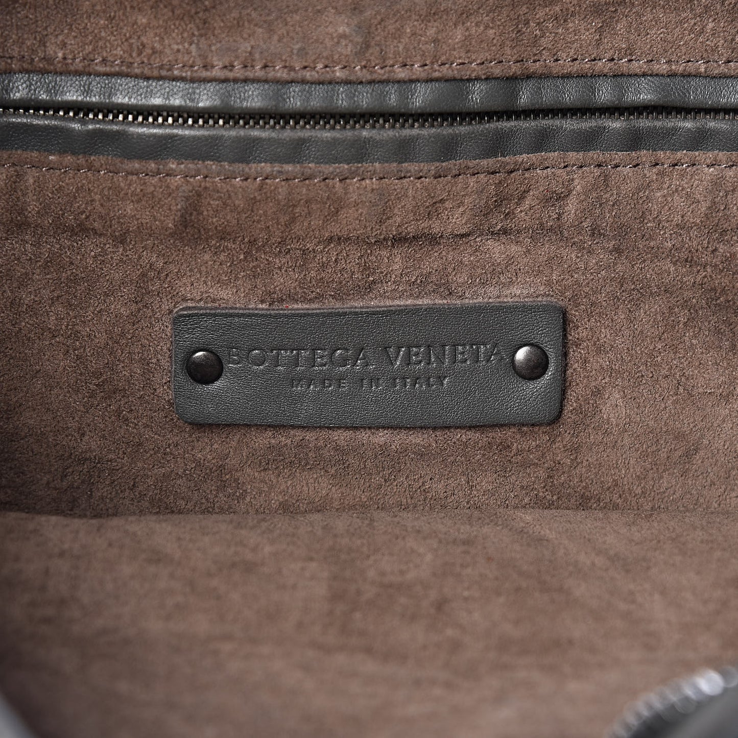 Nappa Intrecciato Large Veneta Hobo Grey