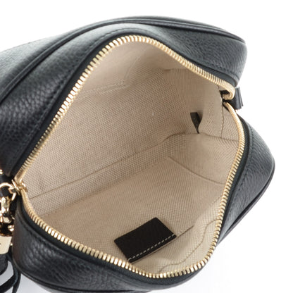Gucci Pebbled Calfskin Small Soho Disco Bag Black 5 of 7