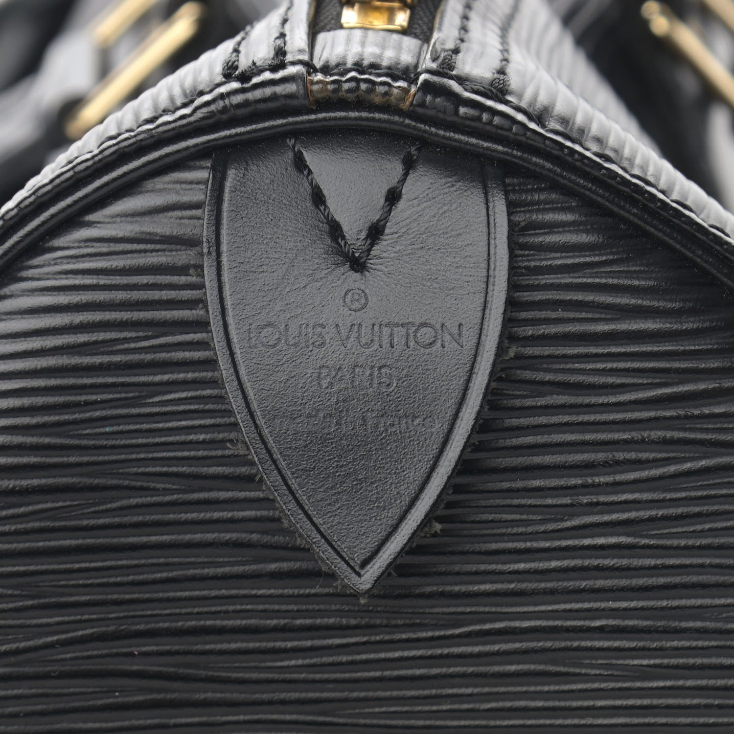 Louis Vuitton Epi Speedy 30 Black 6 of 13