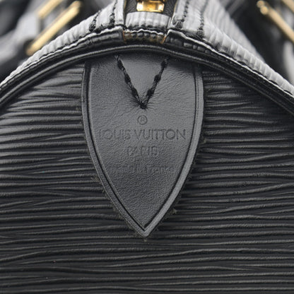 Louis Vuitton Epi Speedy 30 Black 6 of 13