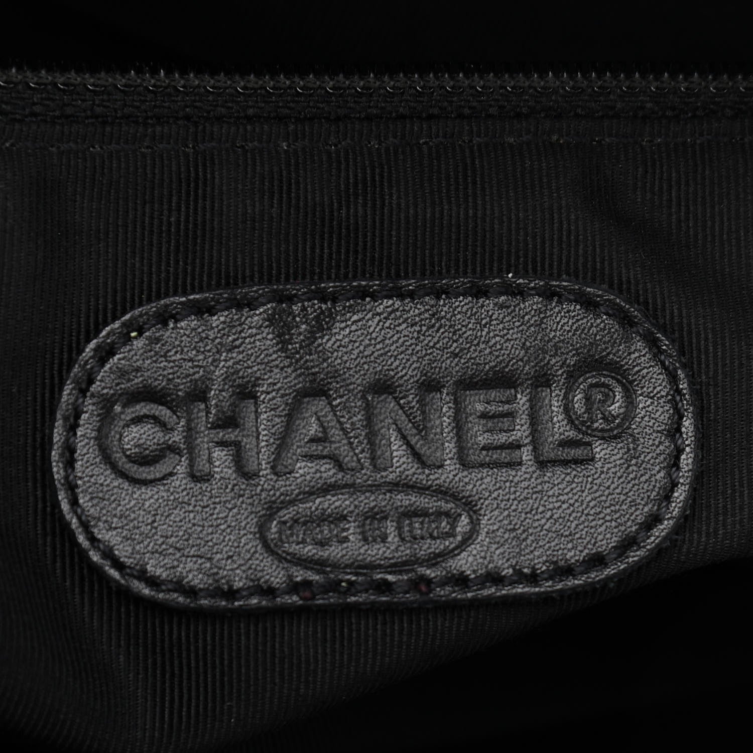 Chanel Calfskin Contrast Stitch Surpique Bowler Black 5 of 16