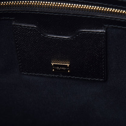 Dolce & Gabbana Dauphine Stampa Shopping Tote Black 6 of 12
