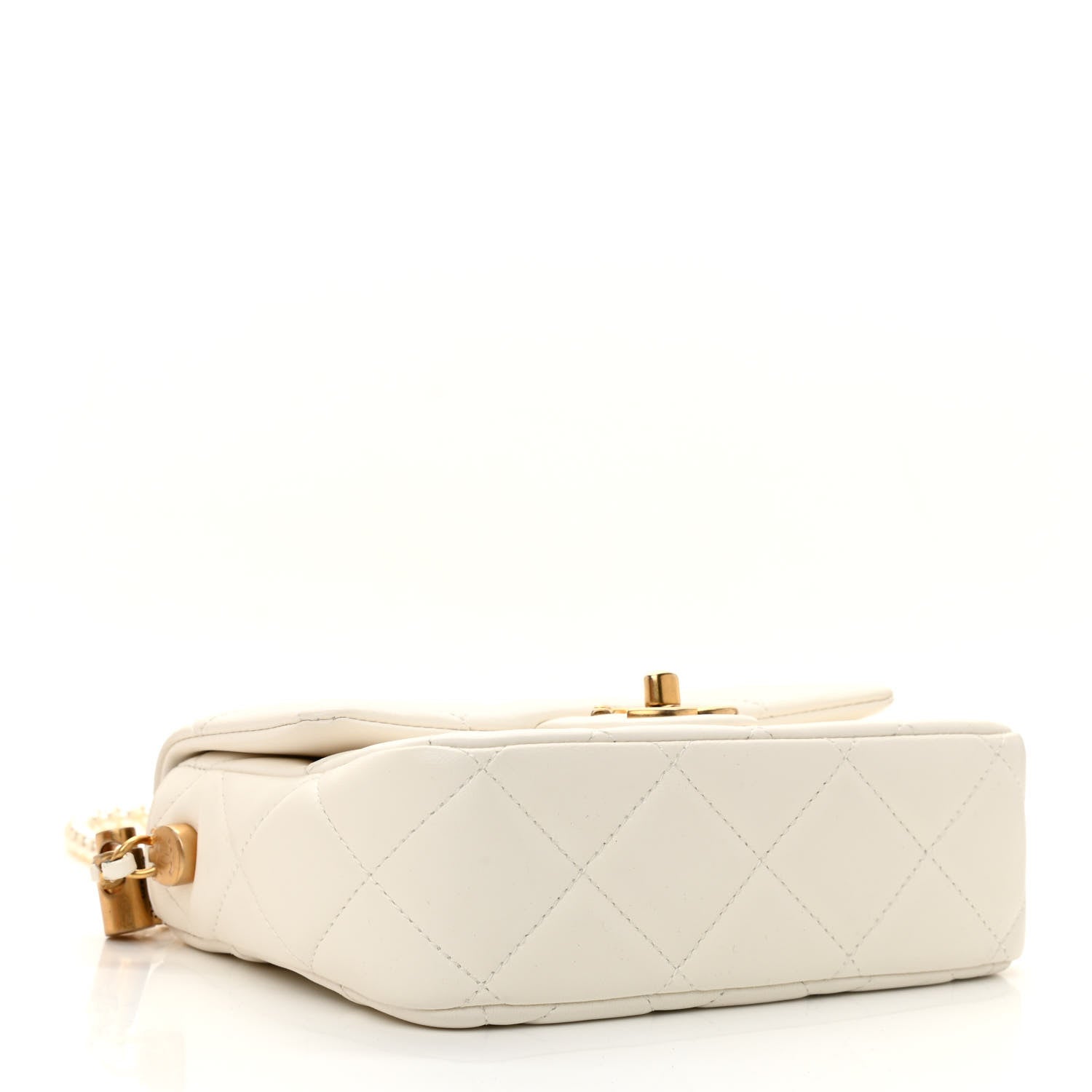 Chanel Lambskin Quilted Mini My Perfect Flap White 4 of 11