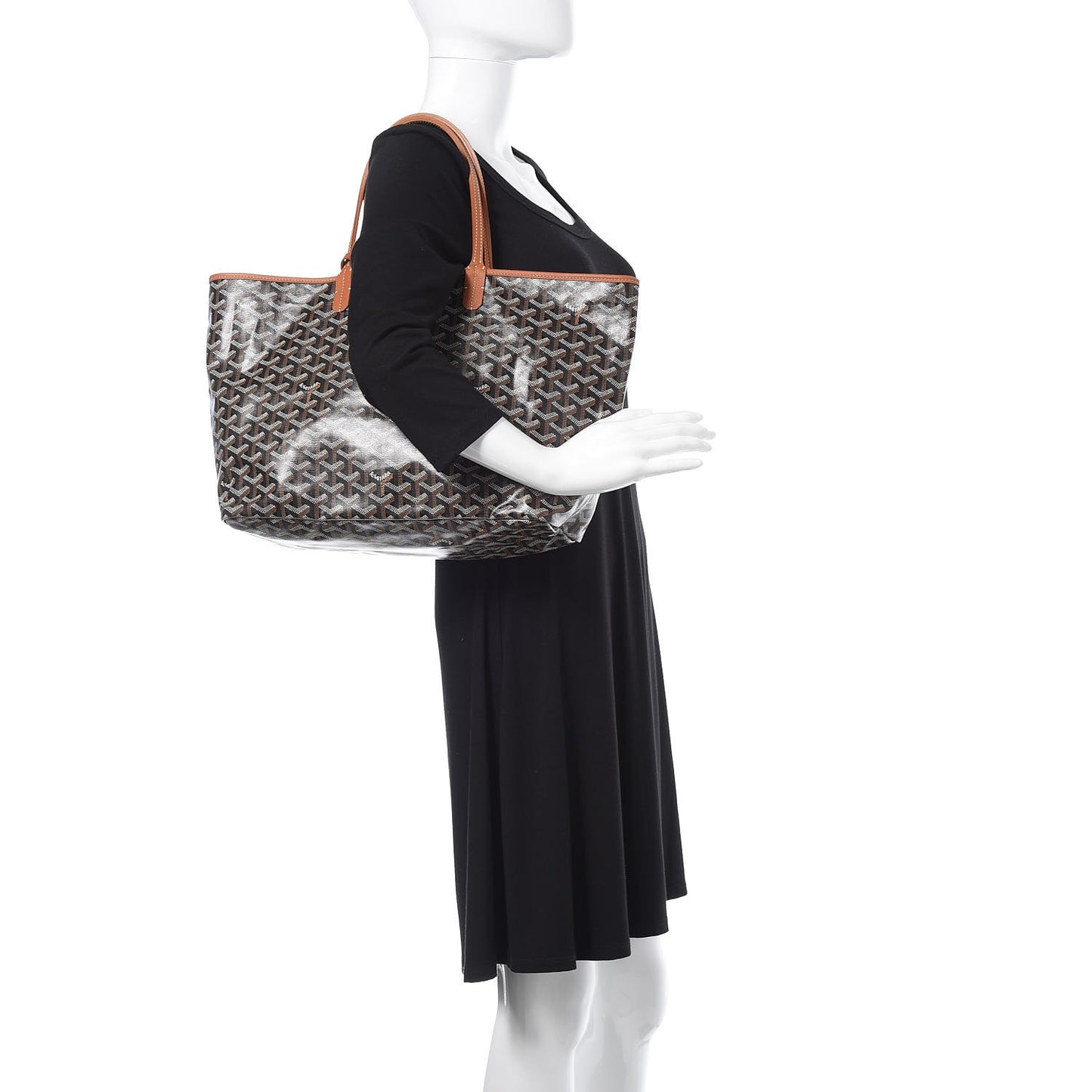 Goyardine Saint Louis PM Black Gold