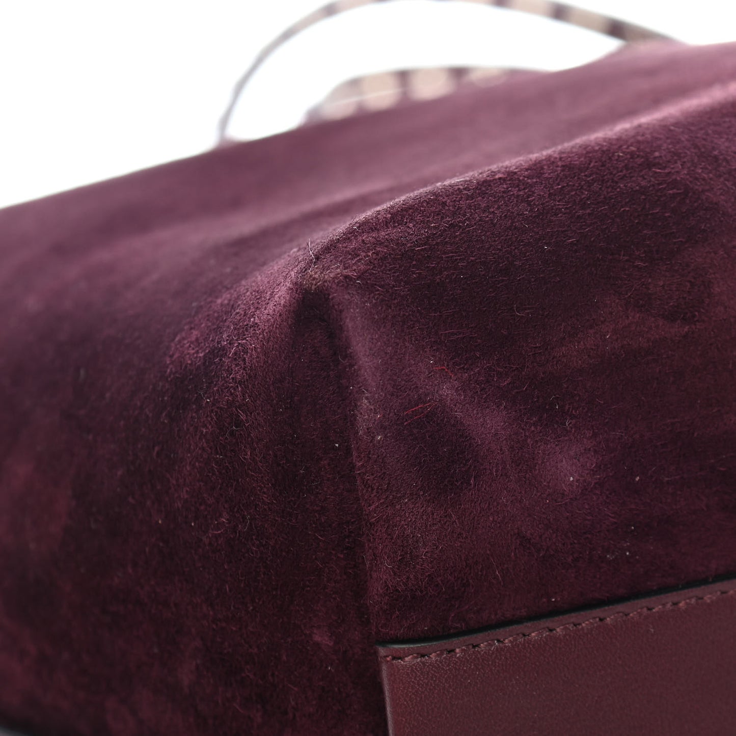 Suede Calfskin Rockstud Tote Maleficio