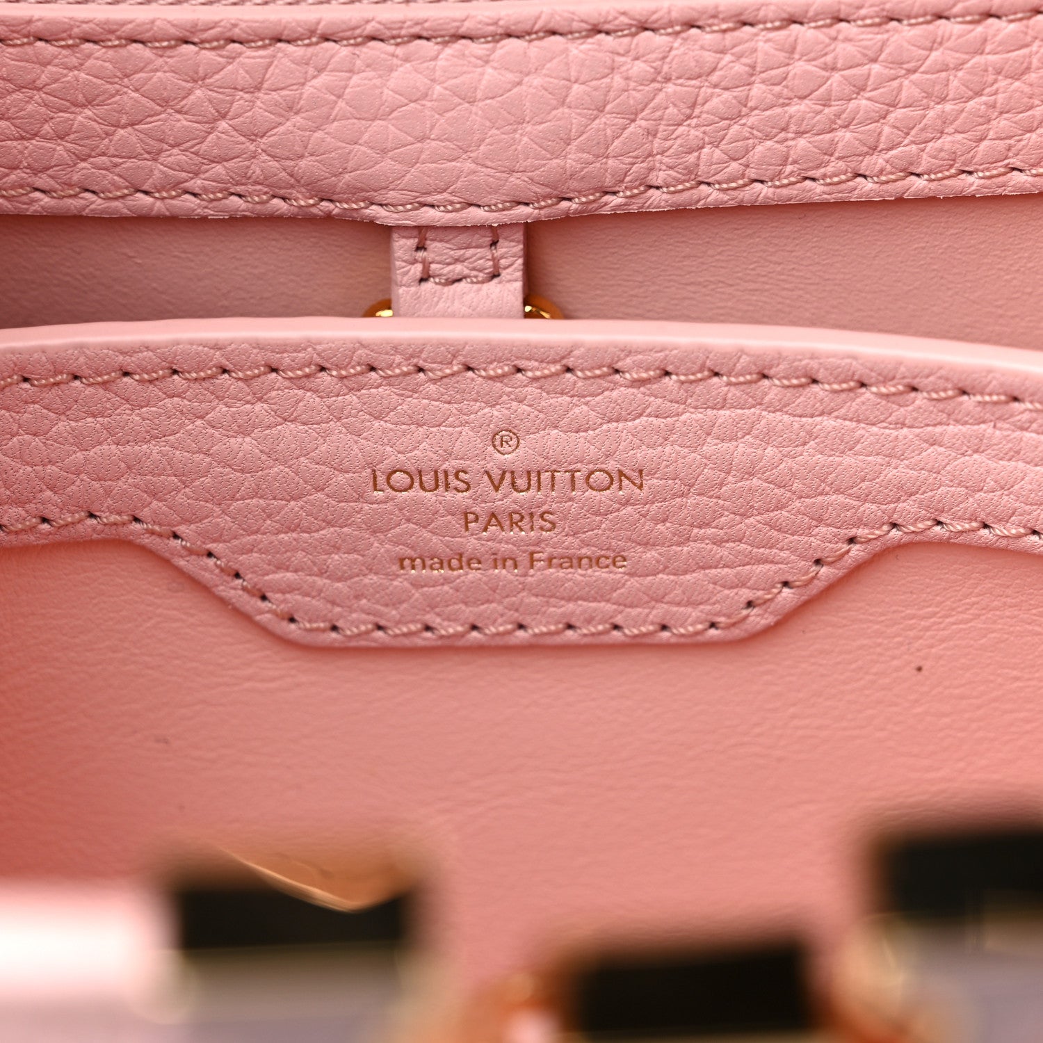 Louis Vuitton Taurillon Capucines BB Rose Jasmin 6 of 9
