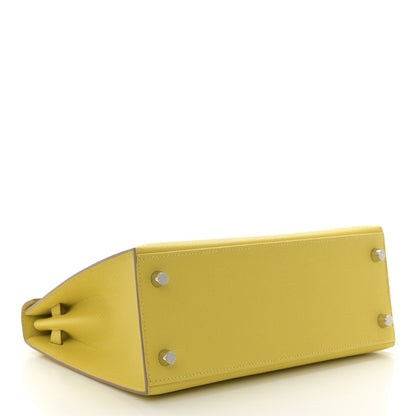 Hermes Epsom Kelly Sellier 25 Lime 4 of 11