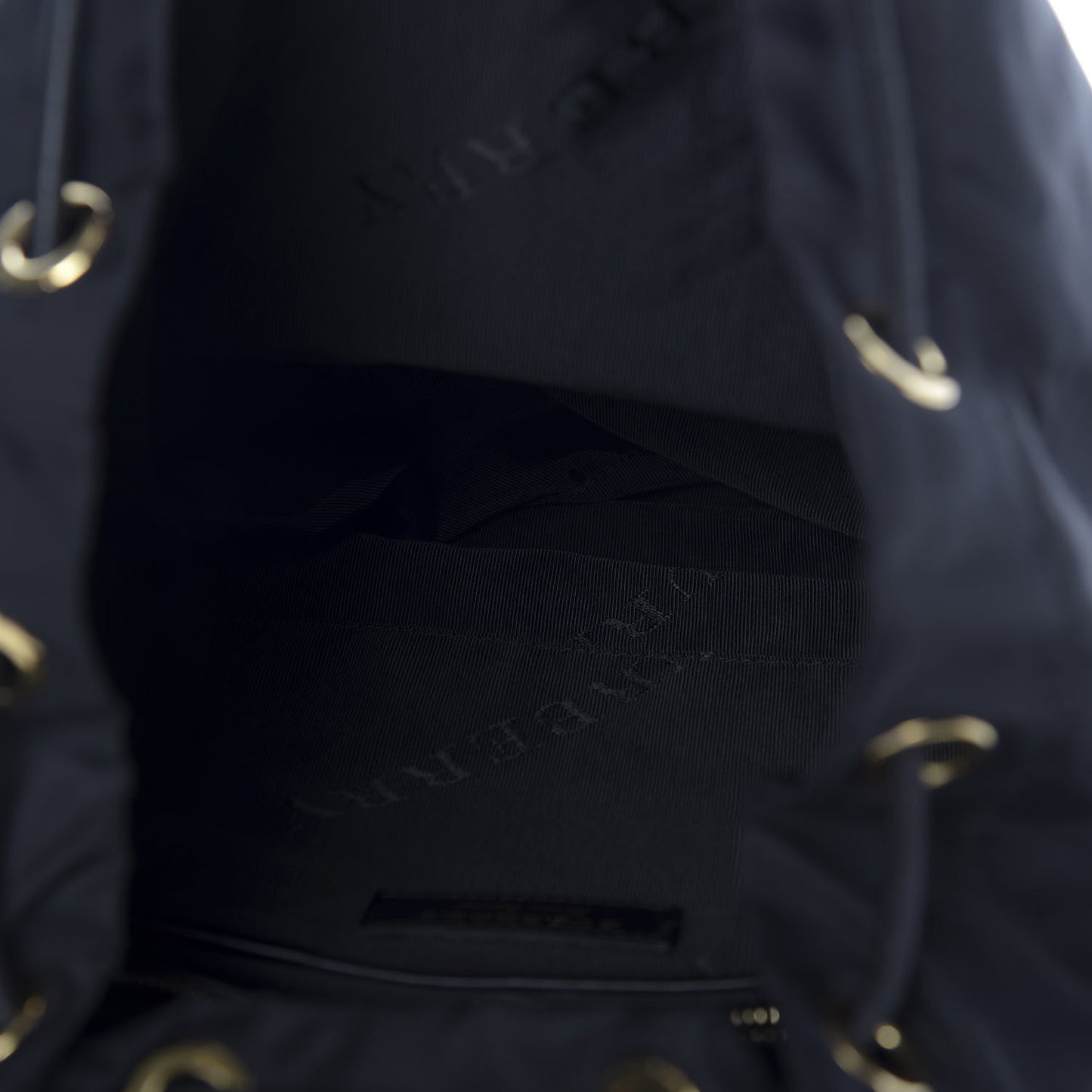 Nylon Large Rucksack Backpack Black