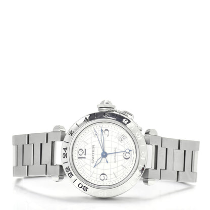 Cartier Stainless Steel 35mm Pasha GMT Automatic Watch 2 of 4