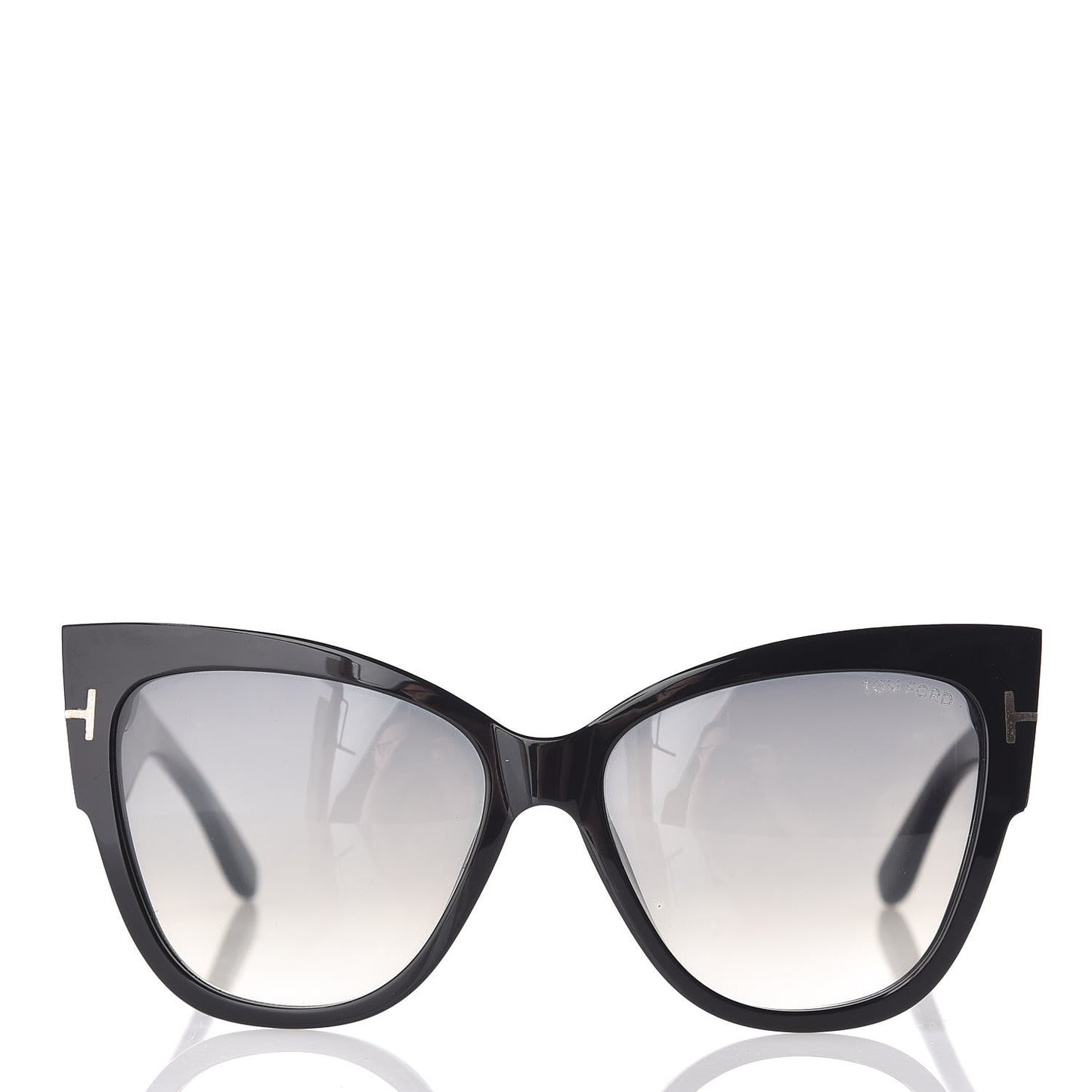 Acetate Anoushka Cat Eye Sunglasses TF371 Black