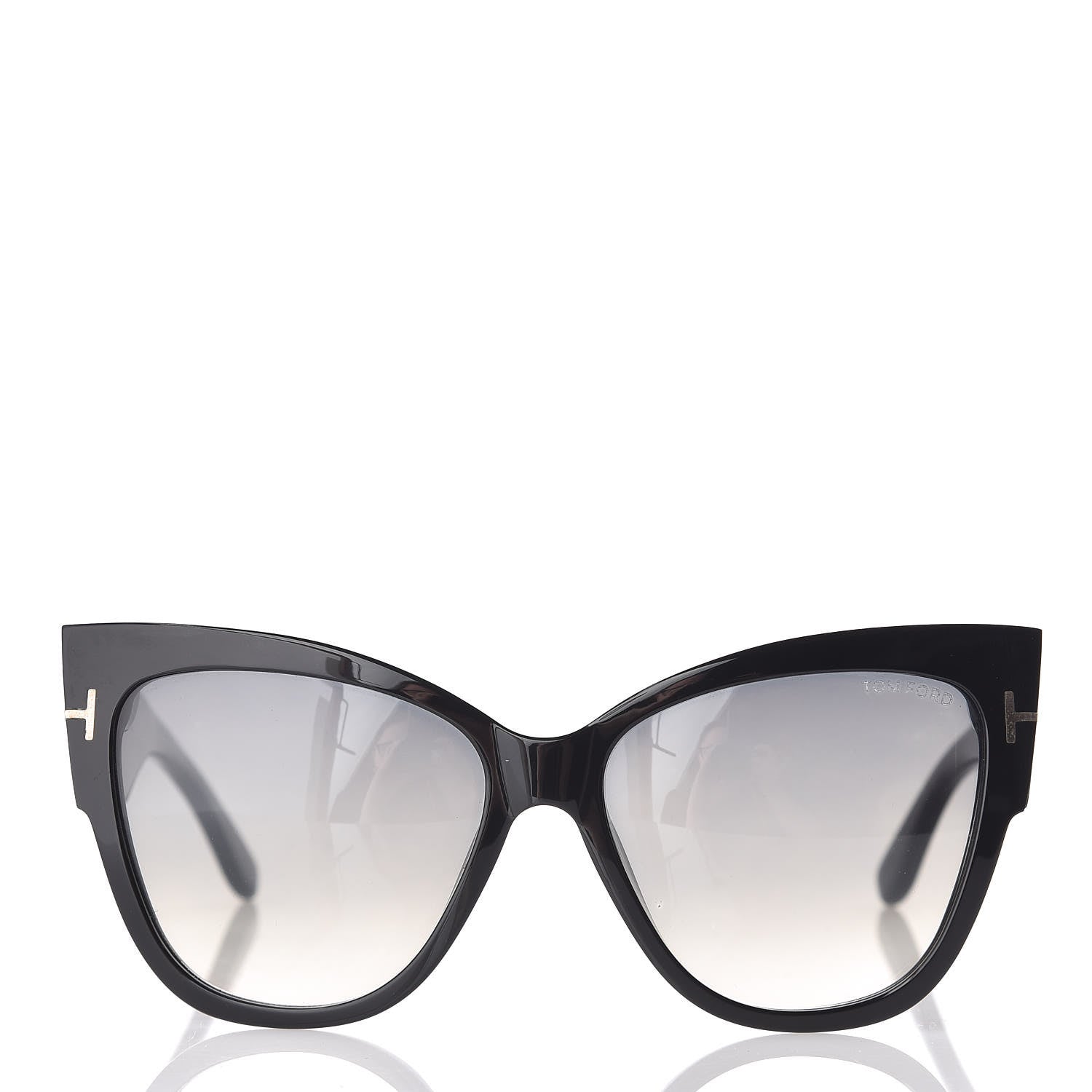 Tom Ford Acetate Anoushka Cat Eye Sunglasses TF371 Black 2 of 7