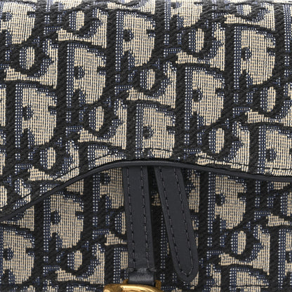 Christian Dior Oblique Saddle Belt Bag Blue 9 of 12