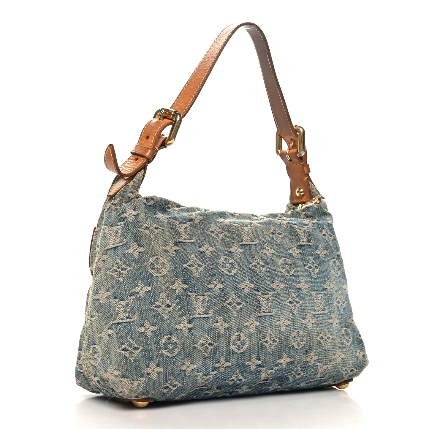 Monogram Denim Baggy PM Blue