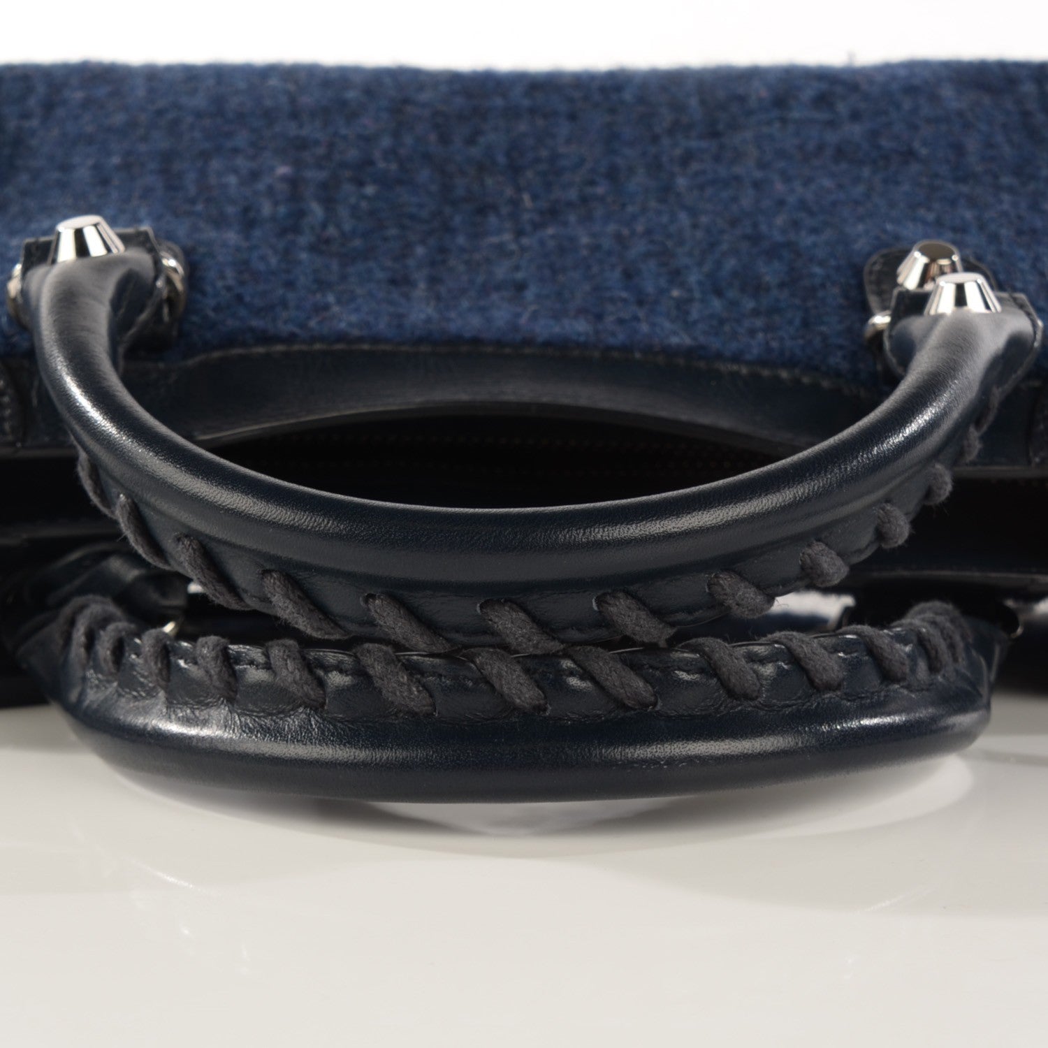 Balenciaga Alpaca Classic Hardware Mini City Bleu Persan 7 of 8