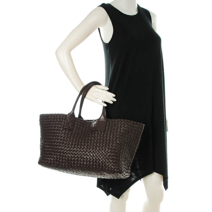 Bottega Veneta Nappa Intrecciato Medium Cabat Ebano 2 of 8
