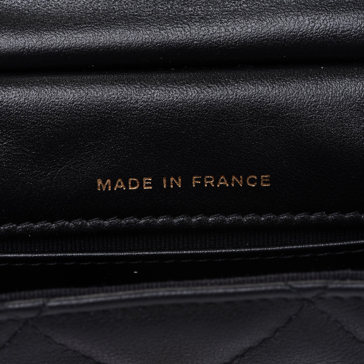 Chanel Calfskin Quilted Lady Handle Flap Card Holder With Chain Black 7 of 13