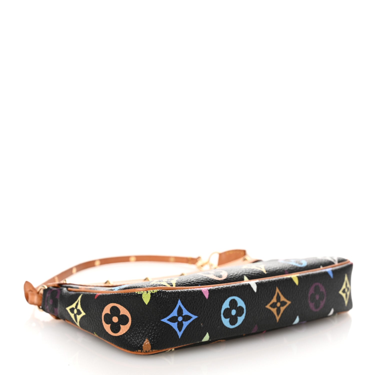 Louis Vuitton Monogram Multicolor Pochette Accessories Black 4 of 11