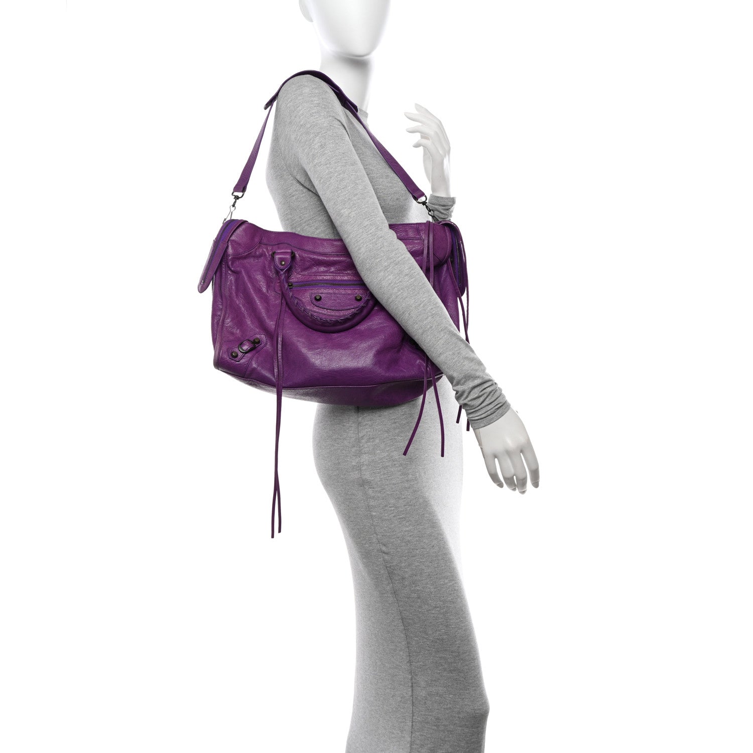 Balenciaga Agneau Classic Hardware City Ultraviolet 3 of 15