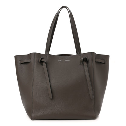 Celine Soft Grained Calfskin Small Belt Cabas Phantom Taupe 1 of 13