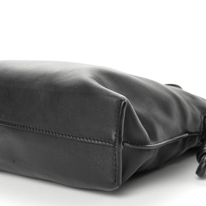 Loewe Nappa Calfskin Mini Flamenco Knot Clutch With Chain Black 11 of 13