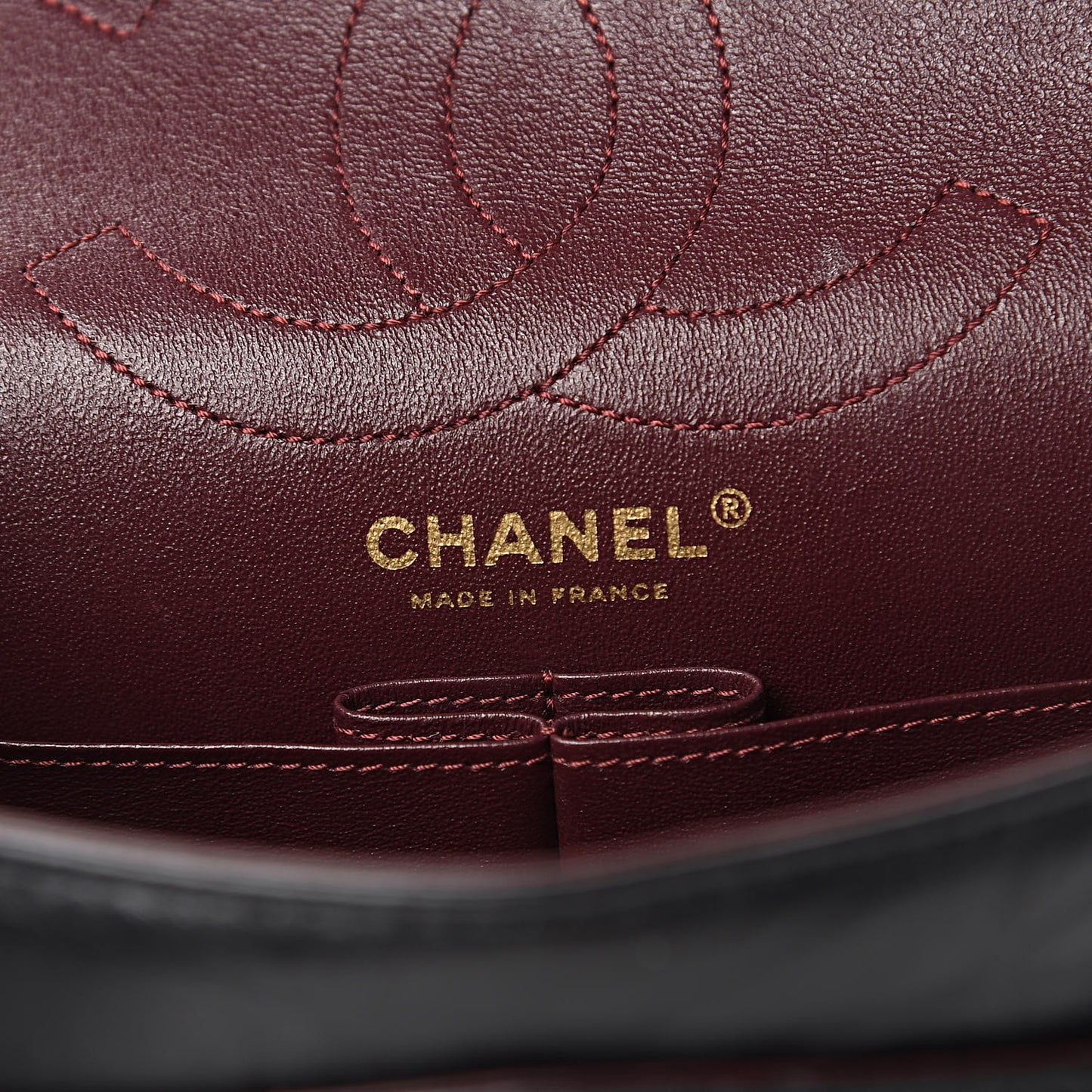 Aged Calfskin Quilted 2.55 Reissue 226 Flap Black