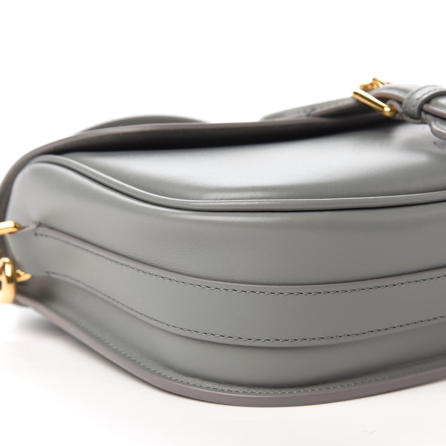 Box Calfskin Medium Bobby Flap Gray