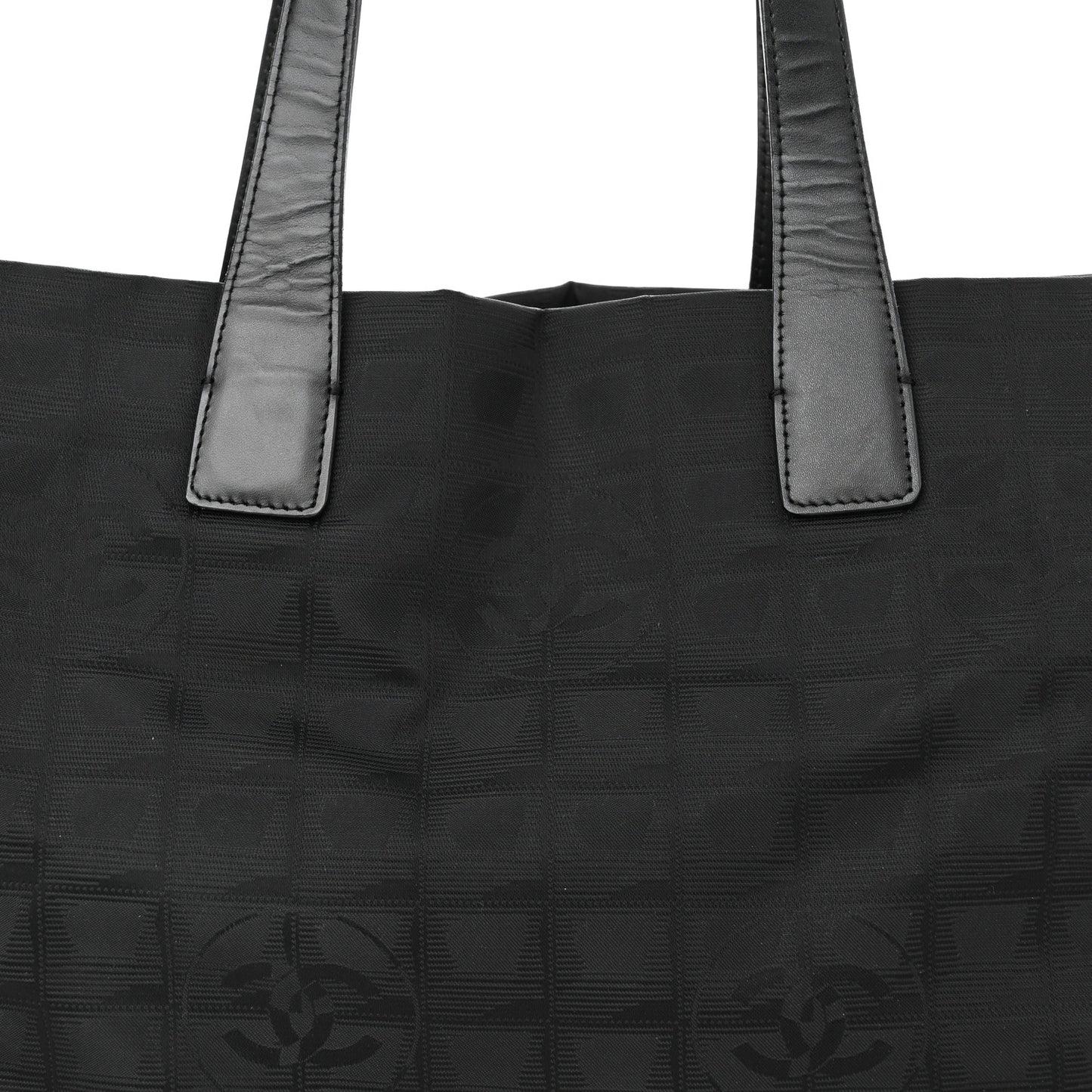 Nylon Medium Travel Tote Black