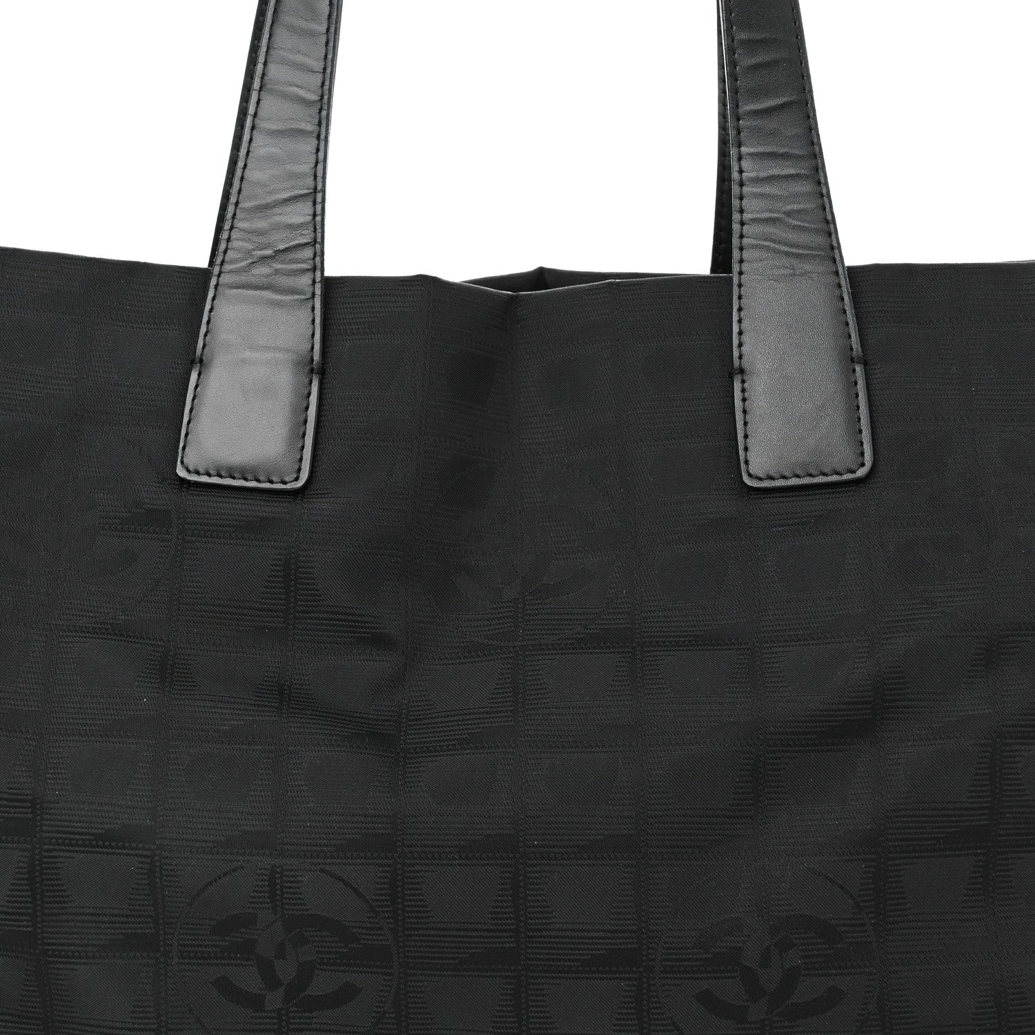 Chanel Nylon Medium Travel Tote Black 8 of 14