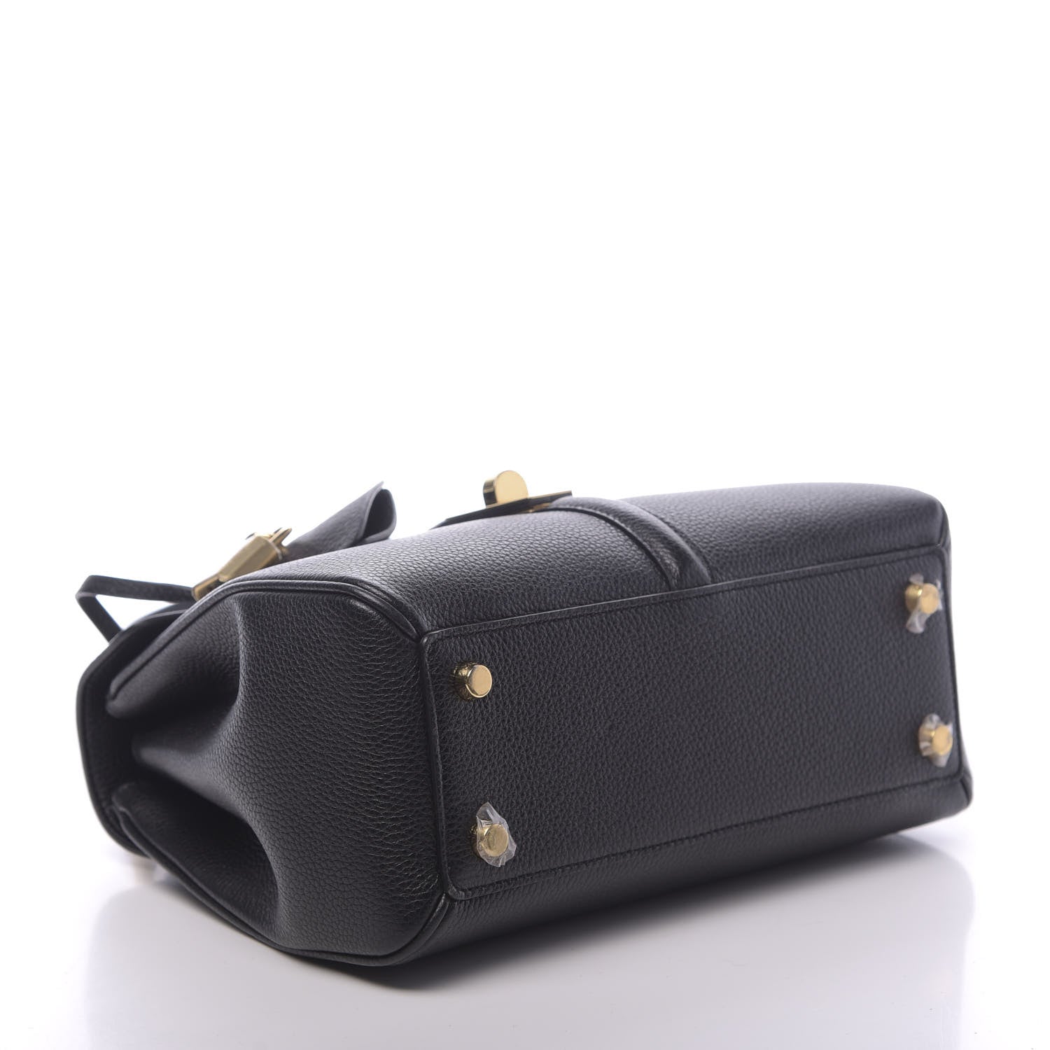 Celine Grained Calfskin Small 16 Top Handle Bag Black 4 of 12