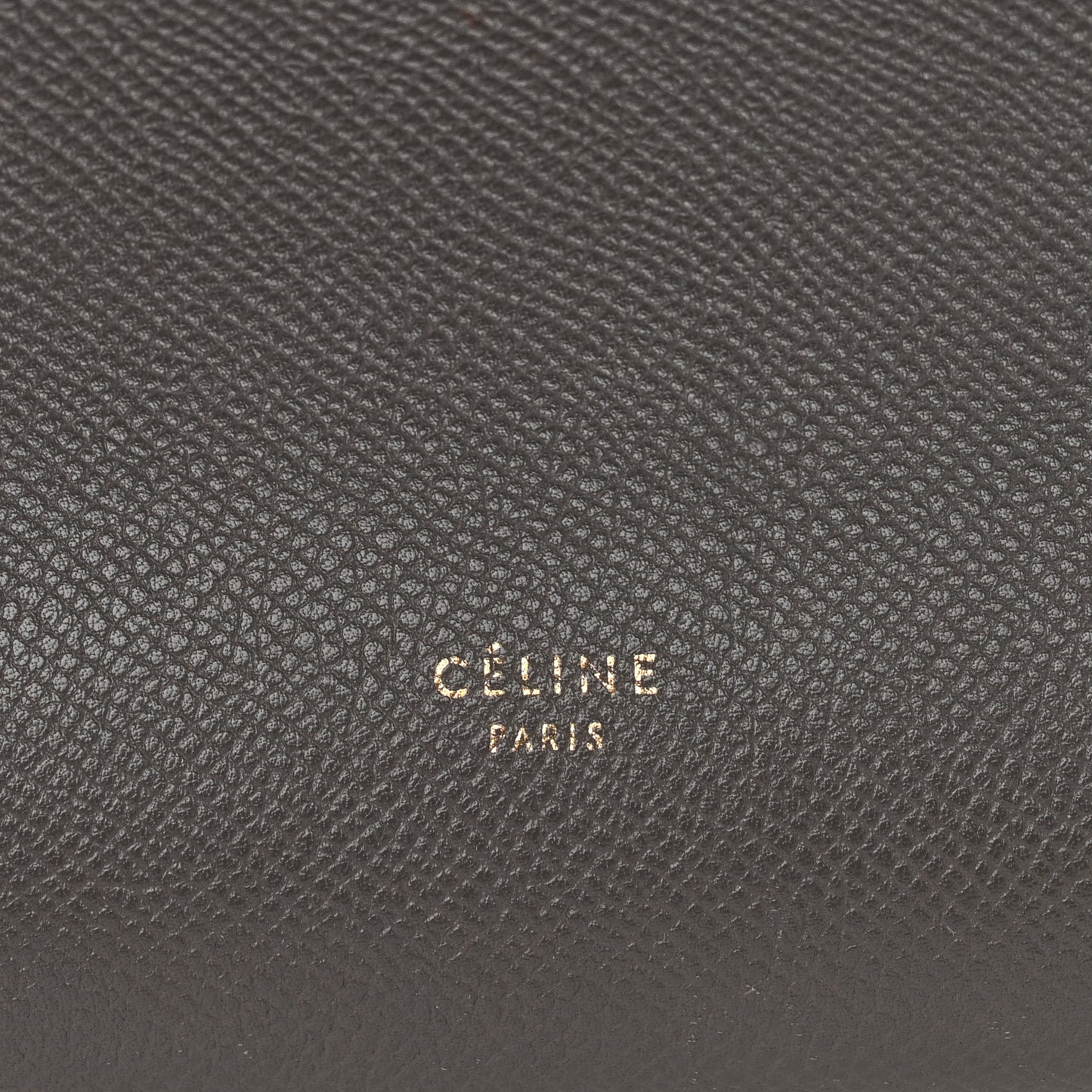 Grained Calfskin Small Belt Bag Grey
