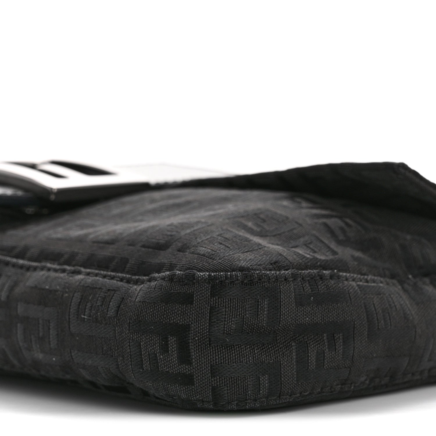 Fendi Zucchino Baguette Black 10 of 16
