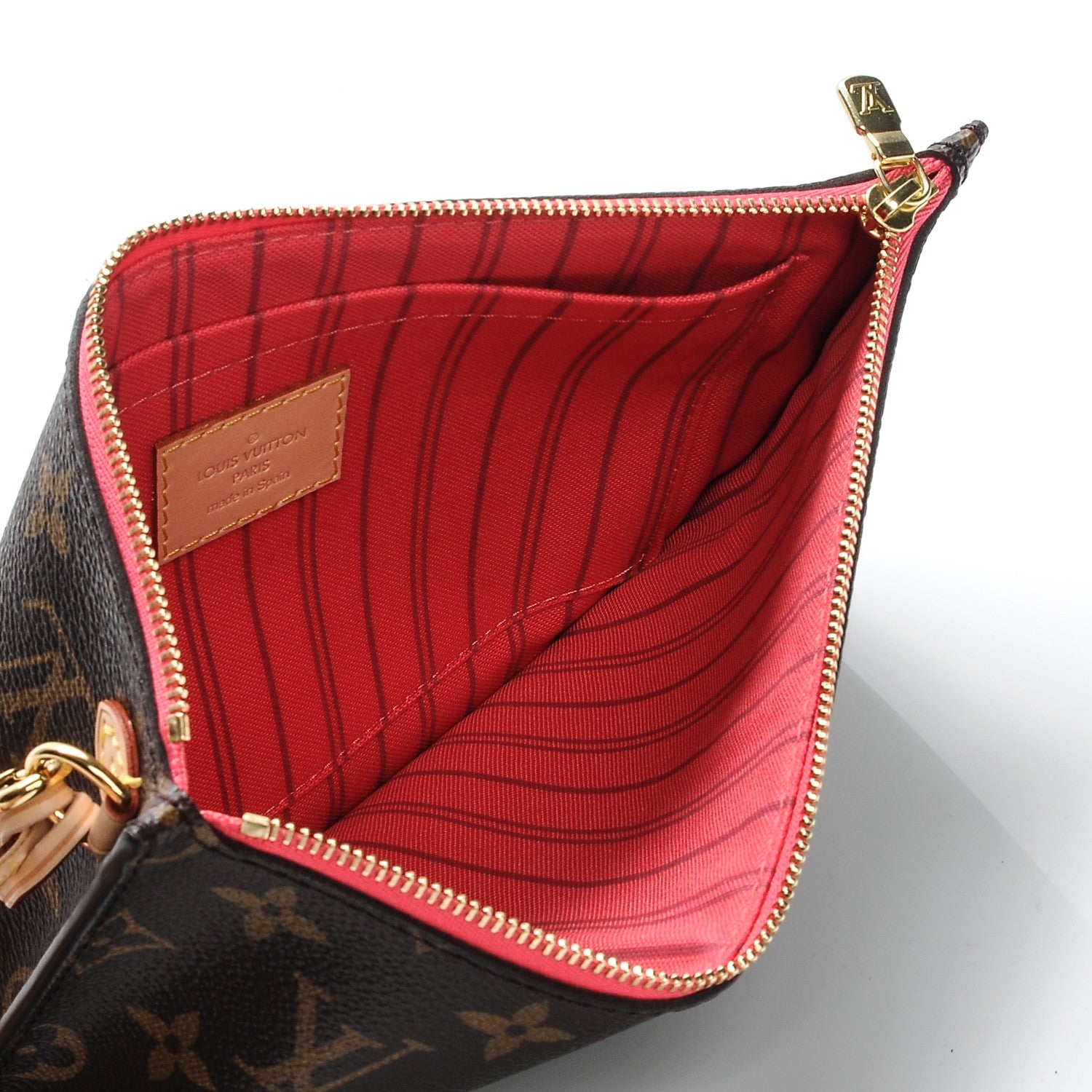 Louis Vuitton Monogram Neverfull MM GM Pochette Pink 5 of 6