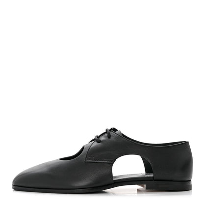 Hermes Calfskin Epoca Oxford 36 Black 1 of 10