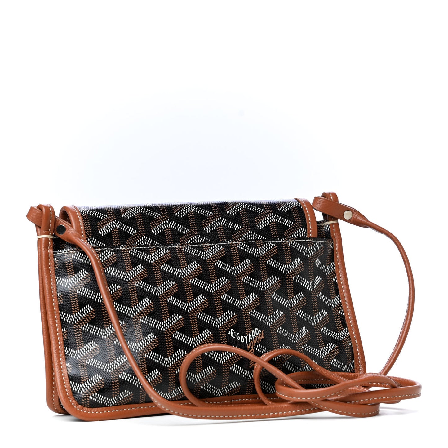 Goyardine Plumet Wallet Clutch Black Gold
