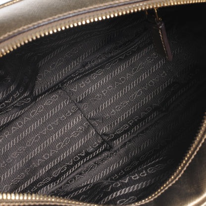 Prada Saffiano Lux Boston Metal Oro 5 of 8