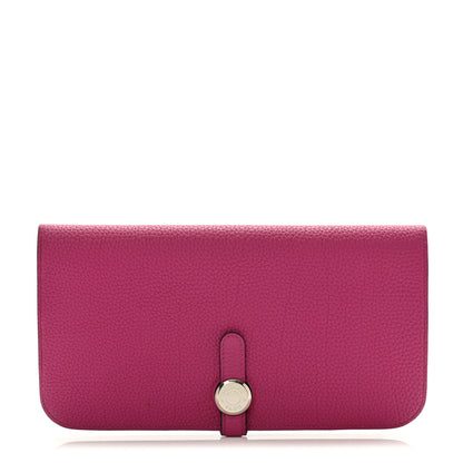 Hermes Togo Dogon Recto Verso Wallet Rose Poupre 1 of 11