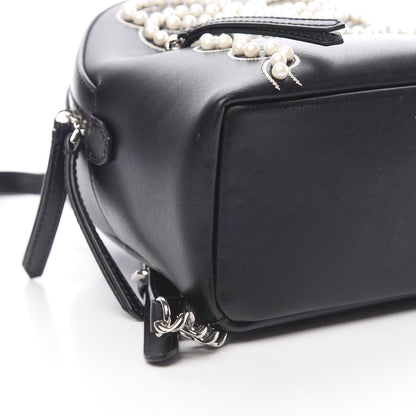 Fendi Vitello Liberty Pearl Romantic Bow Mini Backpack Black 8 of 9