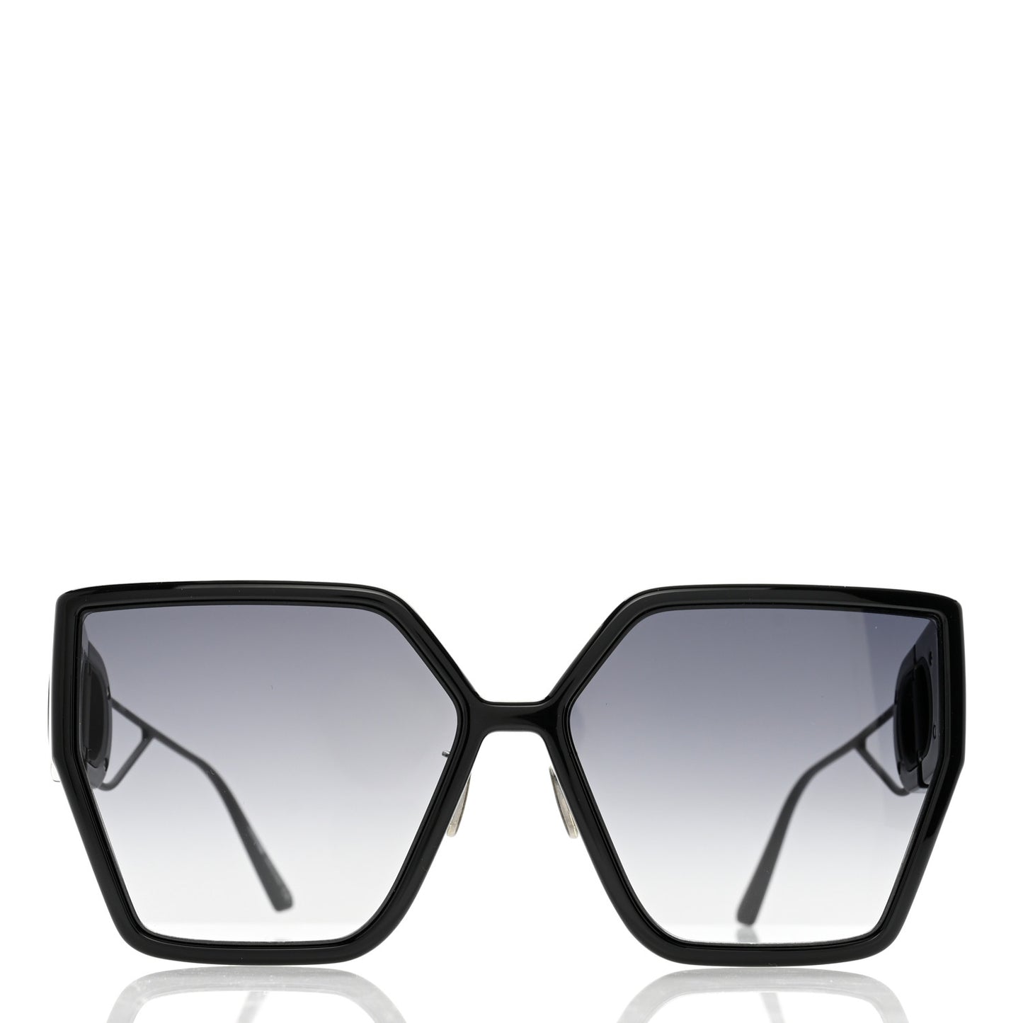 Rectangular 30 Montaigne 1 Sunglasses Black