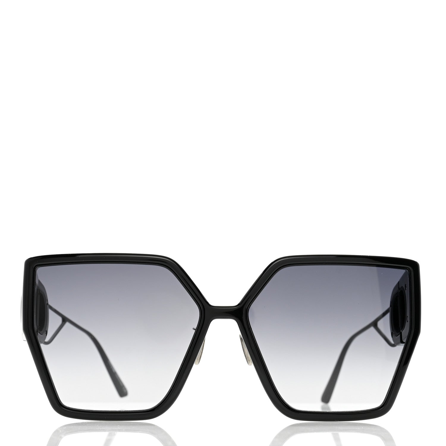 Christian Dior Rectangular 30 Montaigne 1 Sunglasses Black 2 of 8