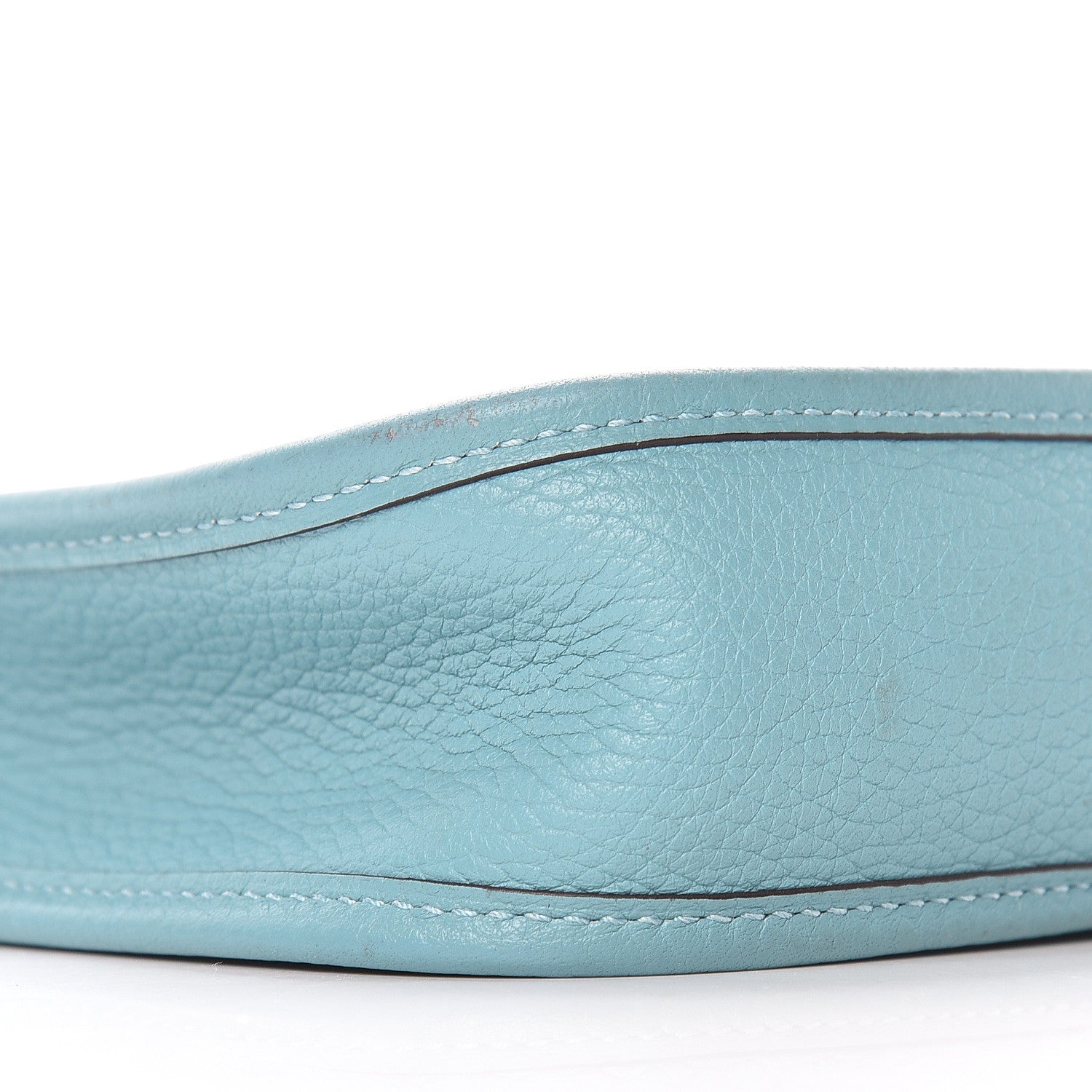 Hermes Taurillon Clemence Evelyne TPM Bleu Saint Cyr Orange Poppy 10 of 18
