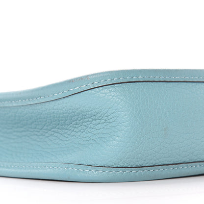 Hermes Taurillon Clemence Evelyne TPM Bleu Saint Cyr Orange Poppy 10 of 18