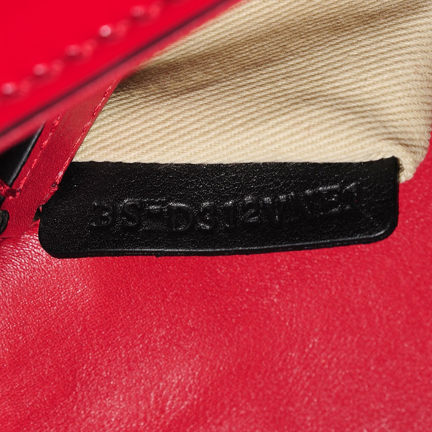 Patent Small Glam Lock Rockstud Flap Rosso Valentino