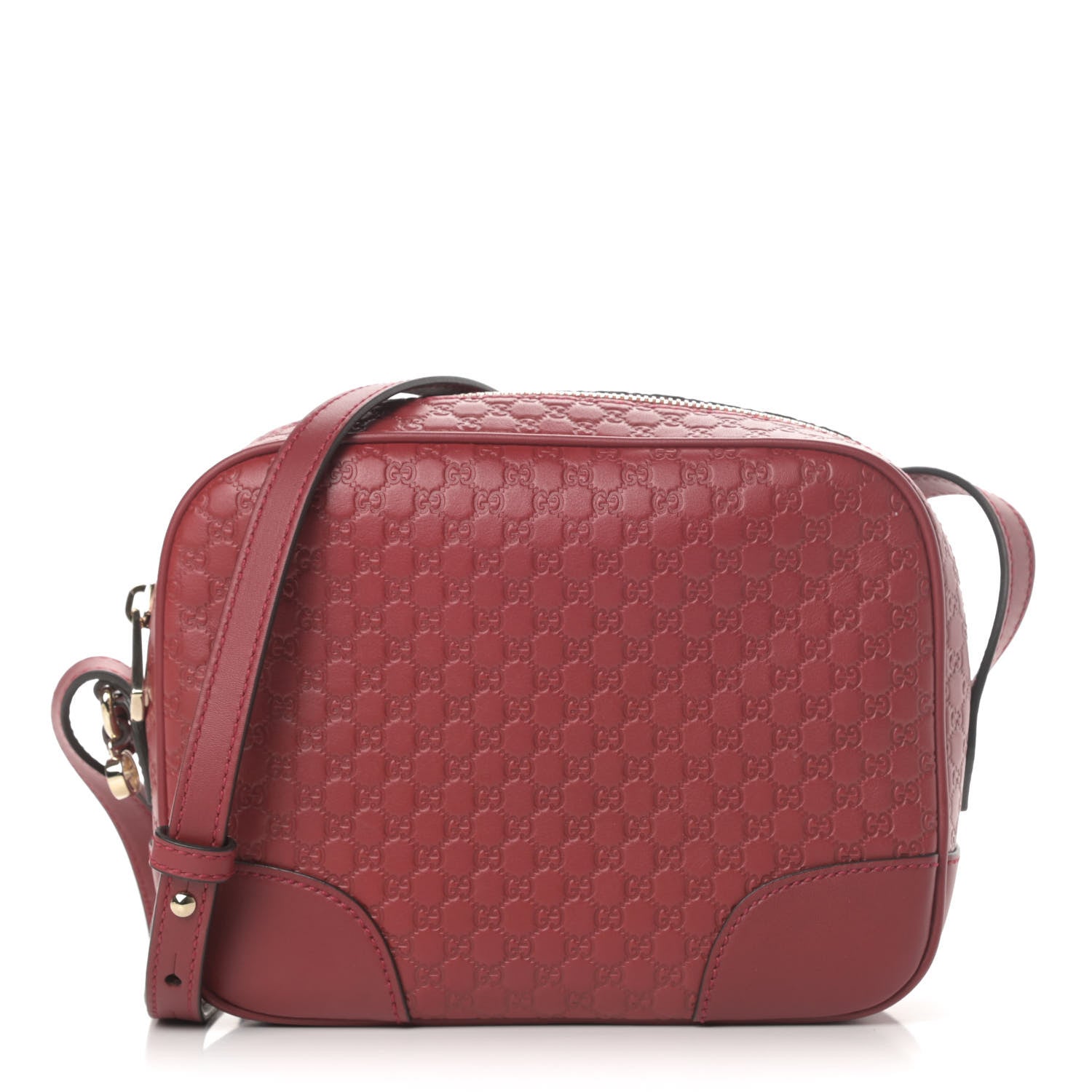 Gucci Microguccissima Mini Bree Messenger Bag Red 1 of 12