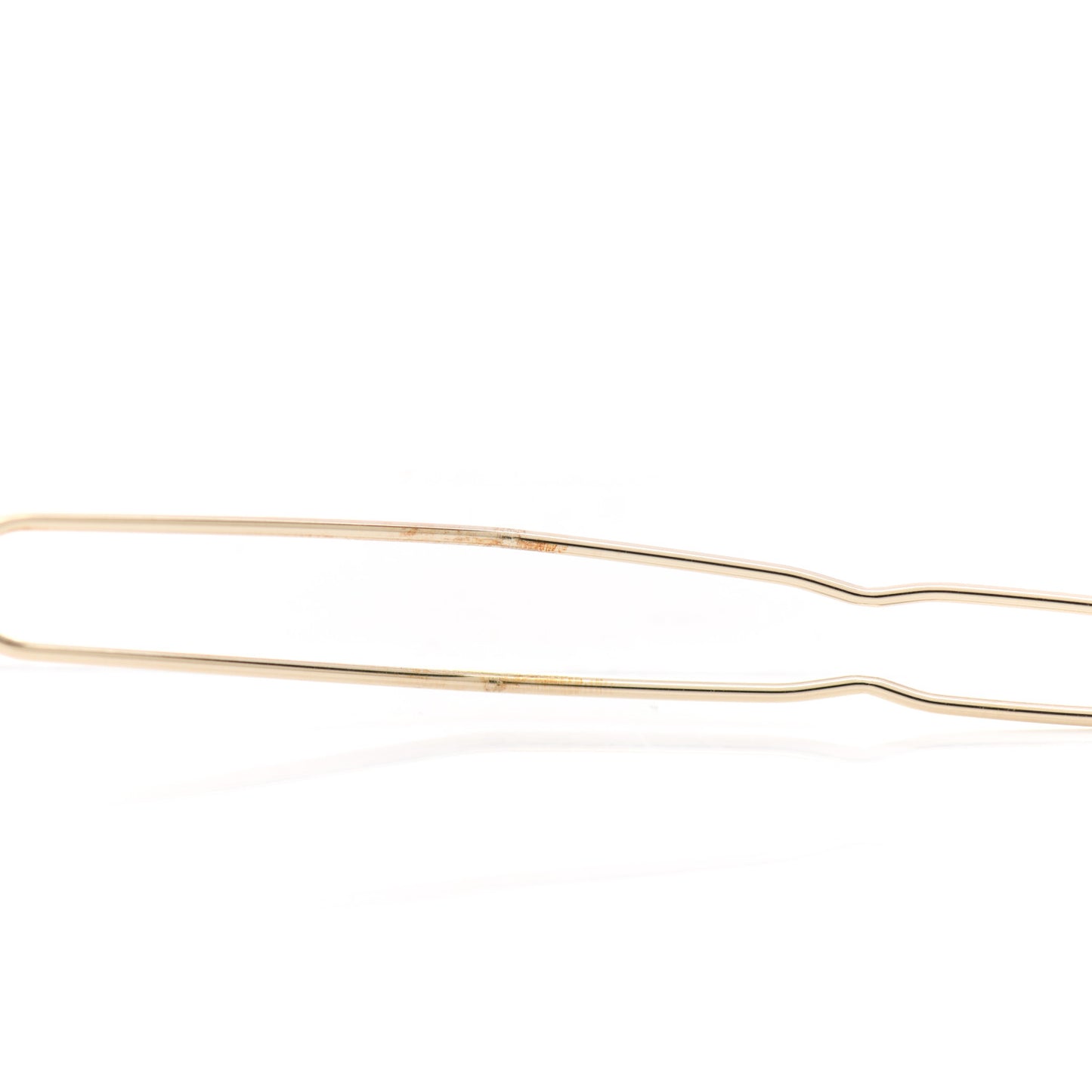 Pearl Coco Hair Clip Barrette Gold