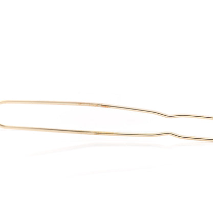 Chanel Pearl Coco Hair Clip Barrette Gold 4 of 4