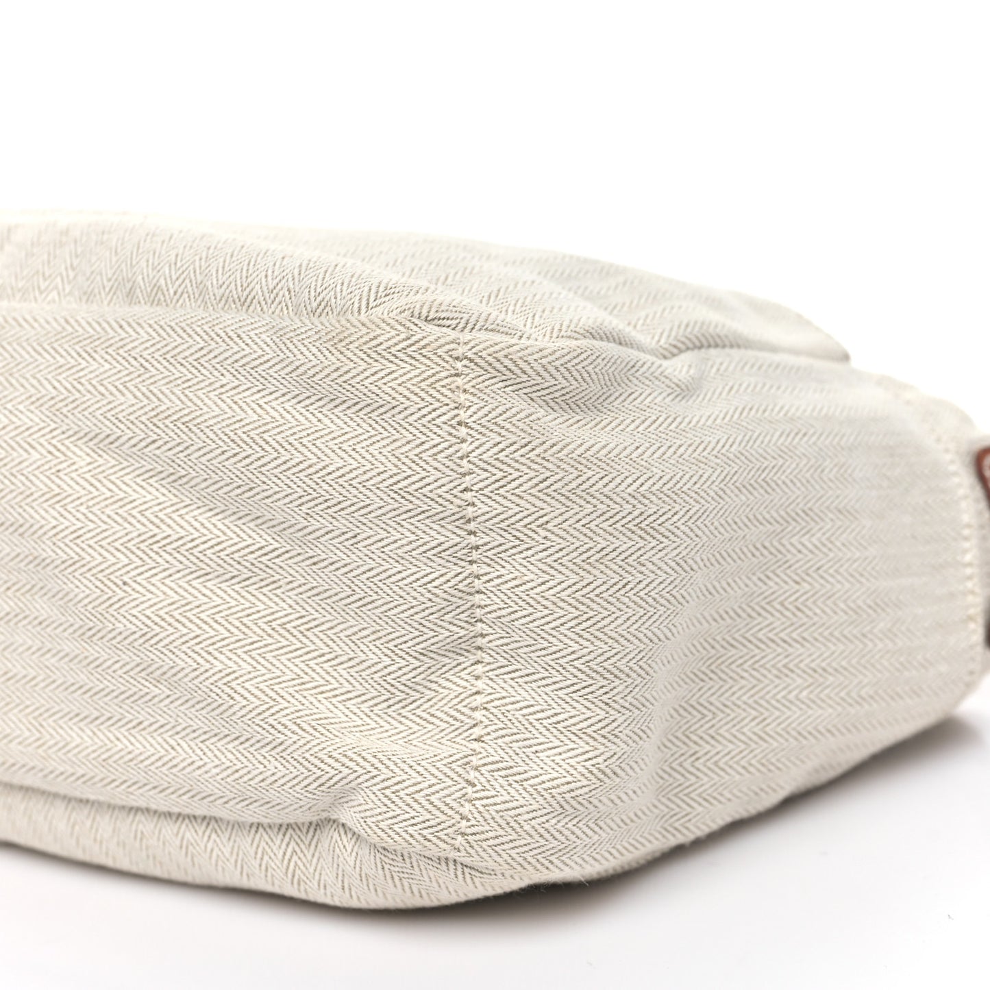 Canvas Barenia Fourbi 25 MM Pouch Naturel Fauve