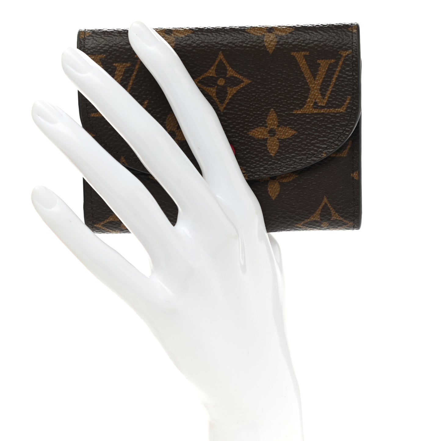 Monogram Rosalie Coin Purse Fuchsia