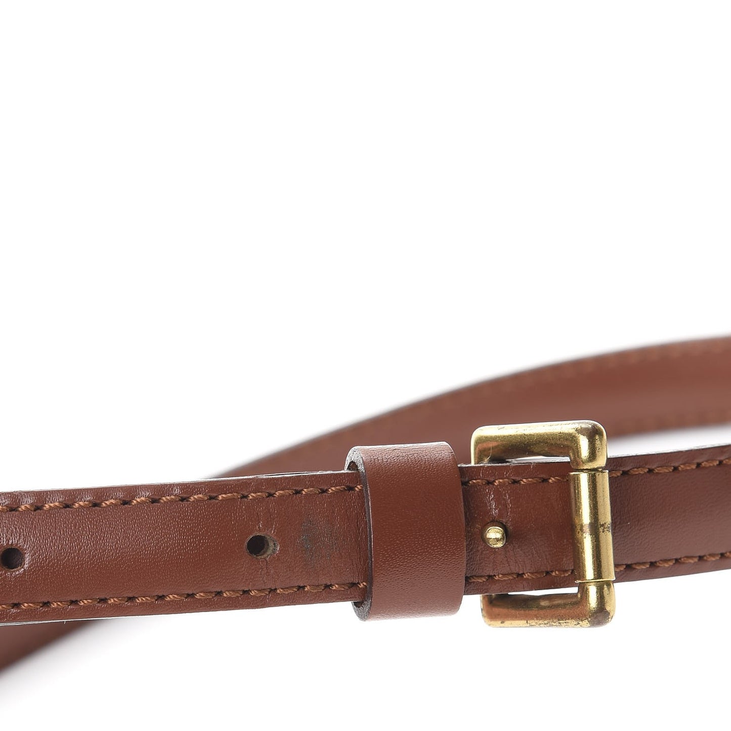 Calfskin 16mm Monceau Adjustable Shoulder Strap Brown
